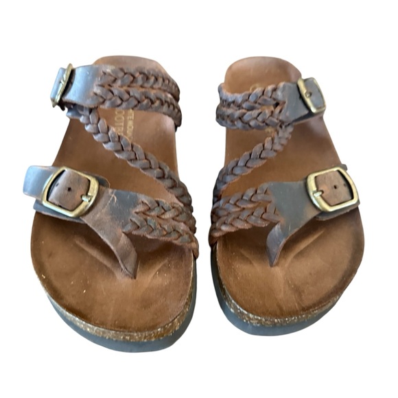 White Mountain Women's Hazy Footbed Sandals Size 5 - Picture 1 of 10